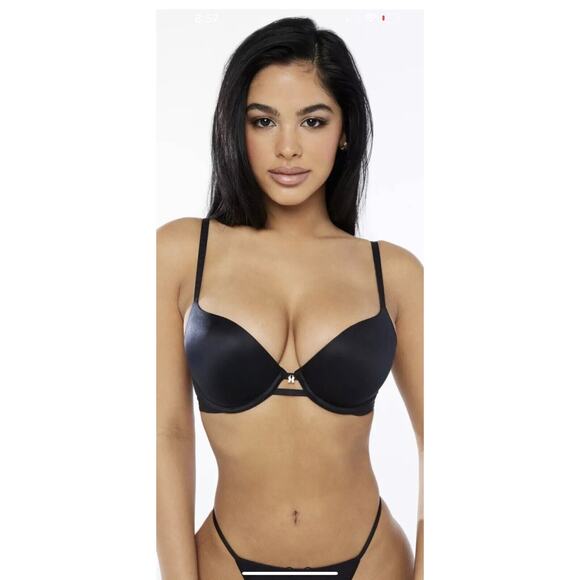 Savage Fenty Xssence T-Shirt Bra Size 32B Black Sexy Cutout Underwire NWT - Picture 3 of 16